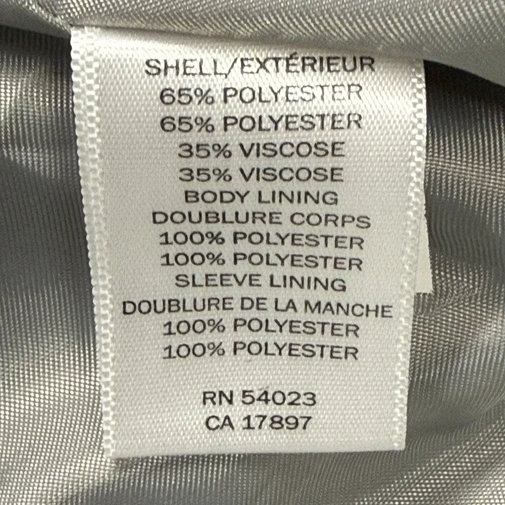 Banana Republic Mens Tailored Fit Suit 46R 38x30 Light Heather Grey 2 Piece Set